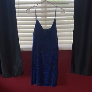 Blue Leopard Dress